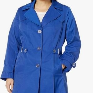 Via Spiga Royal Blue Trench Coat